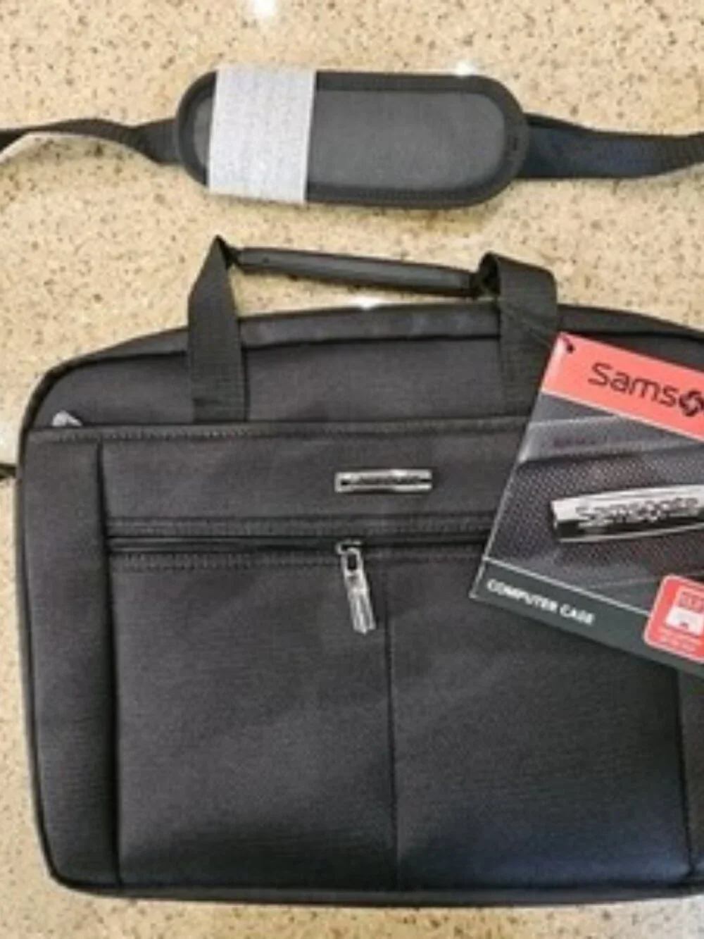 Samsonite Classic Business Padded Pocket Laptop Briefcase, Black 14